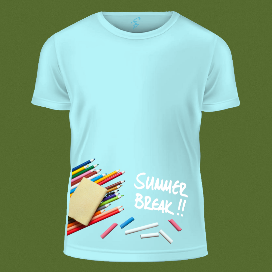 SUMMER BREAK, T-Shirt, 100% Cotton, Summer Collection